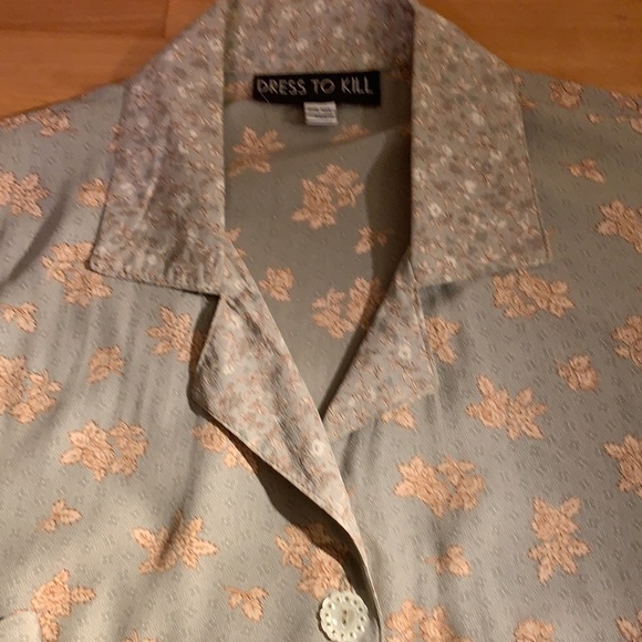 Dress To Kill Vintage Floral Maxi Cottagecore Button Down Dress by Jane Mohr - Picture 2 of 13
